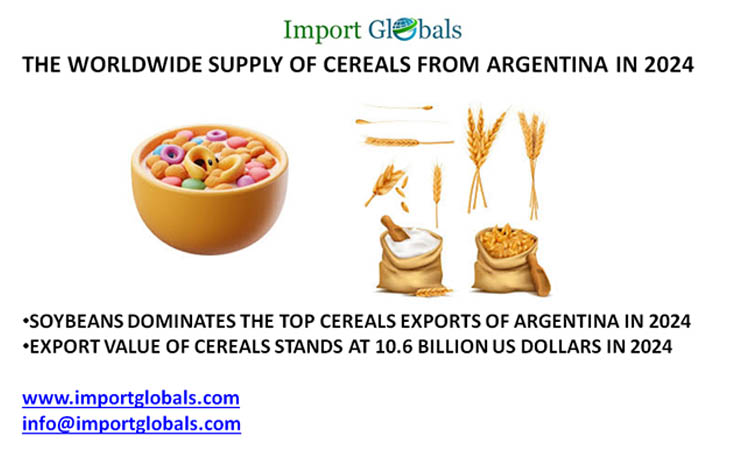 Brief Information on the Worldwide Export of Cereals From Argentina in 2024