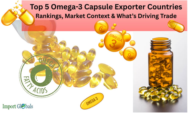 Top 5 Omega-3 Capsule Exporter Countries: Rankings, Market Context & What’s Driving Trade